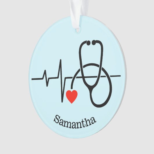 Doctor Nurse PA Healthcare Worker Ornament (voorkant)
