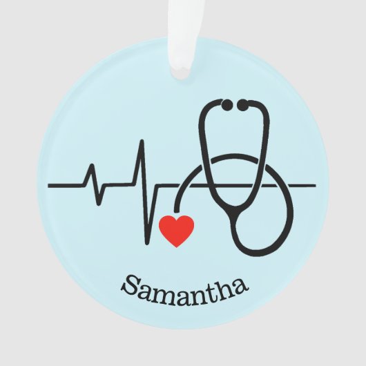 Doctor Nurse PA Healthcare Worker Ornament (voorkant)