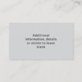 Doctor, Nurse, Phamacist Visitekaartje (Achterkant)