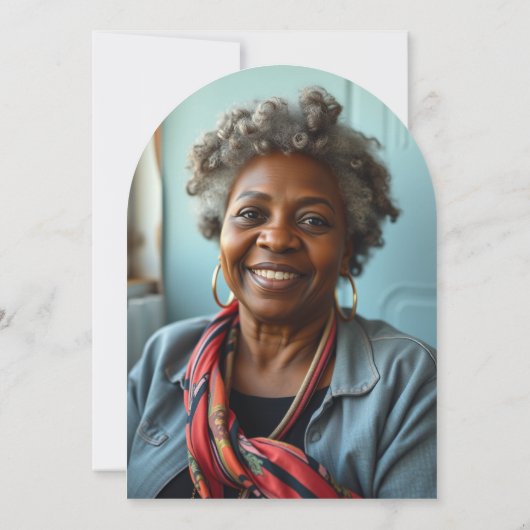 Doctor Nurse Retirement Photo Arch Kaart (Achterkant)