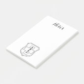 Doctor Nurse Sports Medicine Peace Love Destiny Post-it® Notes (Schuin)