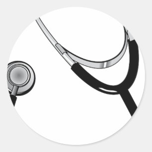 Doctor Nurse Sports Medicine Peace Love Destiny Ronde Sticker