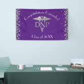 Doctor Nursing Practice Graduation Purple Silver Spandoek (Beurs)