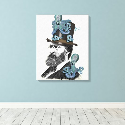 Doctor Octopus Canvas Afdruk (Insitu (Houten vloer))
