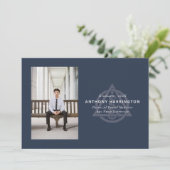 Doctor of Denistry Navy Blue aankondiging (Staand voorkant)