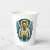 Doctor of Light - Angelic Healer Waterfles Papieren Bekers (Voorkant)