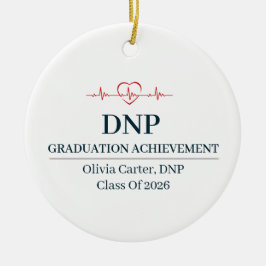 Doctor of Nursing Practice Aangepaste Naam Sinds J Keramisch Ornament