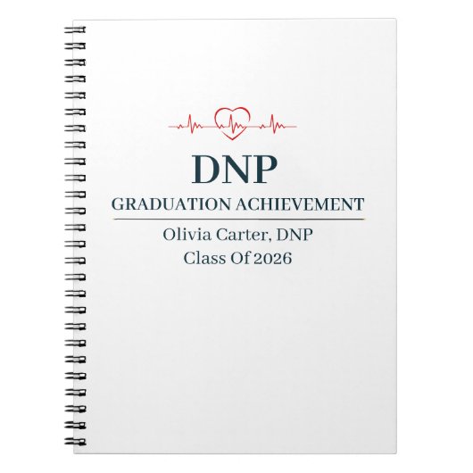 Doctor of Nursing Practice Aangepaste Naam Sinds J Notitieboek (Voorkant)
