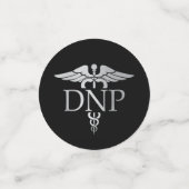 Doctor of Nursing Practice Afstudeerfeest Zwart Zi Confetti (Kleine voorkant)