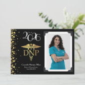 Doctor of Nursing Practice Graduation Announcement Kaart (Staand voorkant)