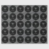 Doctor of Nursing Practice Graduation Black Silver Cadeaupapier (Vlak)