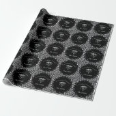 Doctor of Nursing Practice Graduation Black Silver Cadeaupapier (Uitgerold)
