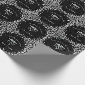 Doctor of Nursing Practice Graduation Black Silver Cadeaupapier (Hoek)