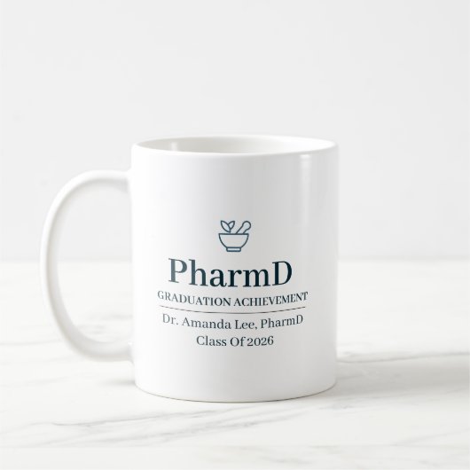 Doctor of Pharmacy Custom Name Since Year Koffiemok (Links)
