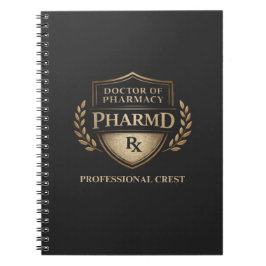 Doctor of Pharmacy Professional Crest Notitieboek