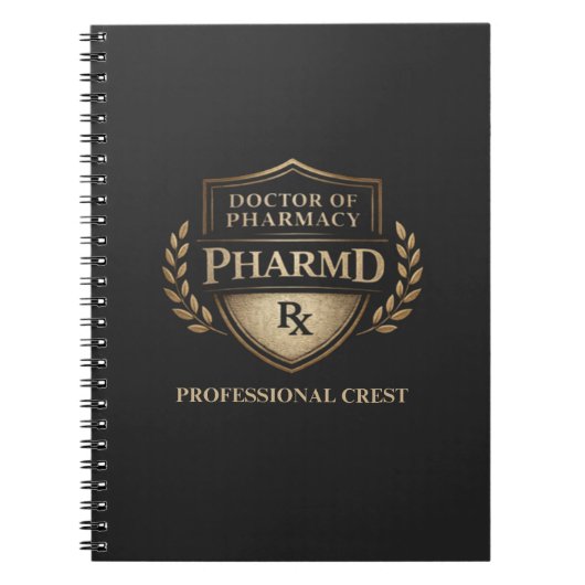 Doctor of Pharmacy Professional Crest Notitieboek (Voorkant)
