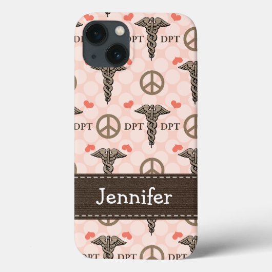 Doctor of Physical Therapy Caduceus Case-Mate iPhone Case (Achterkant)