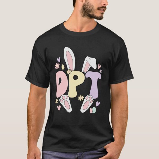Doctor Of Physical Therapy Easter Bunny DPT Easter T-shirt (Voorkant)
