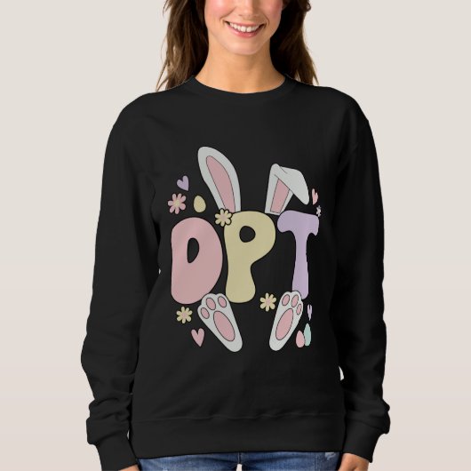 Doctor Of Physical Therapy Easter Bunny DPT Easter Trui (Voorkant)