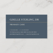 Doctor Office Blue Appointment Reminder Visitekaartje (Voorkant)