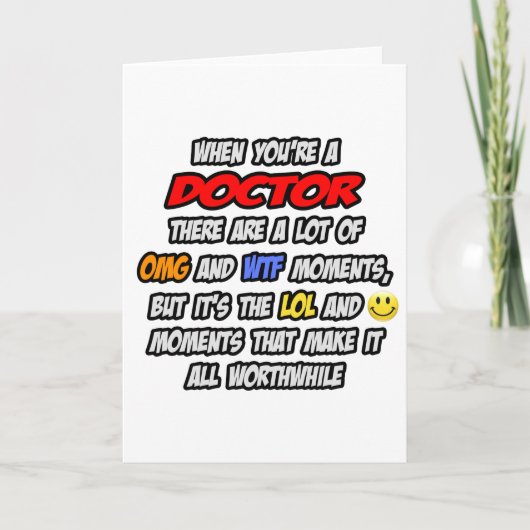 Doctor ... OMG WTF LOL Kaart (Voorkant)