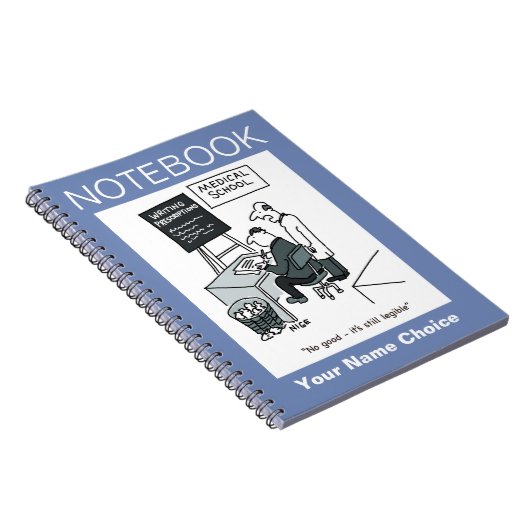 Doctor op de Medische School die een recept schrij Notitieboek (Rechterzijde)