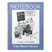 Doctor op de Medische School die een recept schrij Notitieboek (Voorkant)