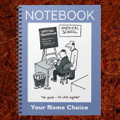 Doctor op de Medische School die een recept schrij Notitieboek