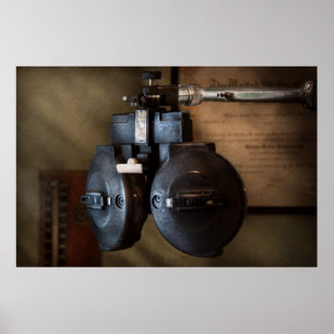 Doctor - Optometrie - een oude folopter Poster