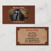 Doctor - Optometrie - een oude folopter Visitekaartje (Voorkant / Achterkant)