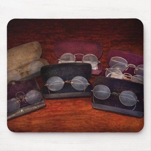 Doctor - Optometrist - Serie van optische producte Muismat (Voorkant)