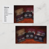 Doctor - Optometrist - Serie van optische producte Visitekaartje (Voorkant / Achterkant)