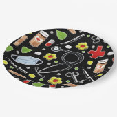 Doctor Party Papieren Bordje (Gekanteld)