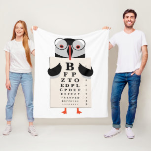 Doctor Penguin Fleece Deken