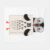 Doctor Penguin Fleece Deken (Voorkant (Horizontaal))