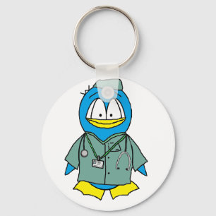 Doctor Penguin Sleutelhanger