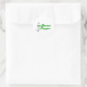 Doctor Pepper Ronde Sticker (Tas)