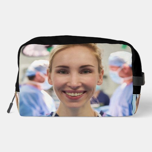 Doctor Photo Customize Personalize Toilettasje (Achterkant)