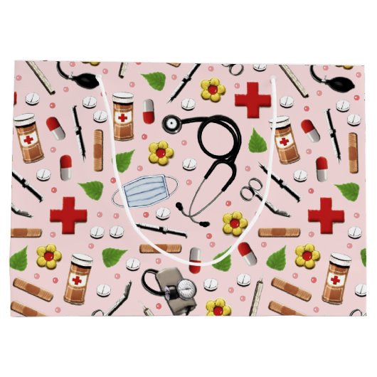 Doctor Pink Groot Cadeauzakje (Achterkant)