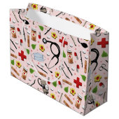 Doctor Pink Groot Cadeauzakje (Achterkant Gekanteld)