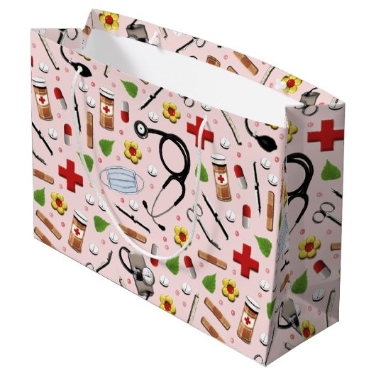 Doctor Pink Groot Cadeauzakje (Achterkant Gekanteld)