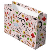 Doctor Pink Groot Cadeauzakje (Voorkant Gekanteld)