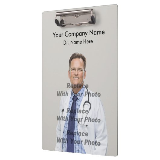 Doctor Portret Sjabloon Aangepaste klemborden (Links)