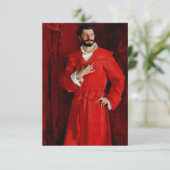 Doctor Pozzi at Home by John Singer Sargent Bedankkaart (Staand voorkant)