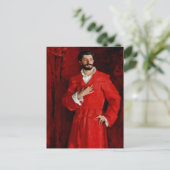 Doctor Pozzi at Home by John Singer Sargent Briefkaart (Staand voorkant)