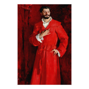 Doctor Pozzi at Home by John Singer Sargent Foto Afdruk