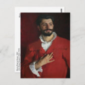 Doctor Pozzi thuis door John Singer Sargent Briefkaart (Voorkant / Achterkant)