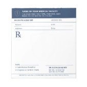 Doctor Prescription Medical RX Pad Notitieblok (Voorkant)