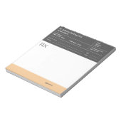 Doctor Prescription Notepad – Editable Doctor RX Notitieblok (Linkerzijde)