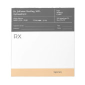 Doctor Prescription Notepad – Editable Doctor RX Notitieblok (Voorkant)